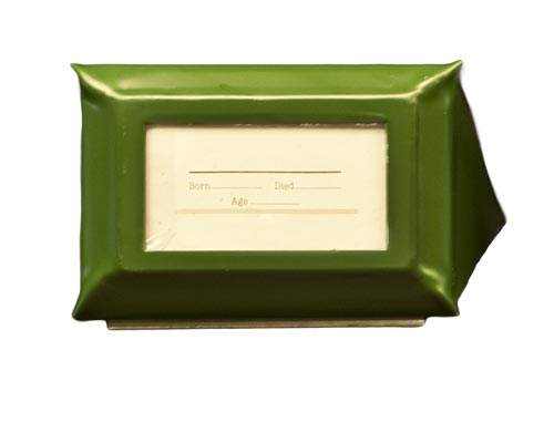 Green temporary surface marker